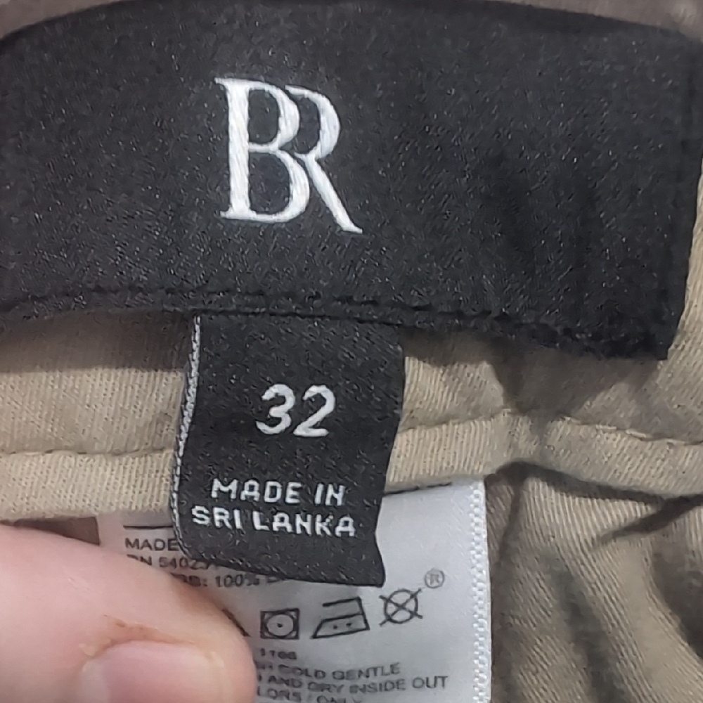 Banana Republic Lino 9" Linen Gray Men's Shorts Size 32 - Picture 2 of 5